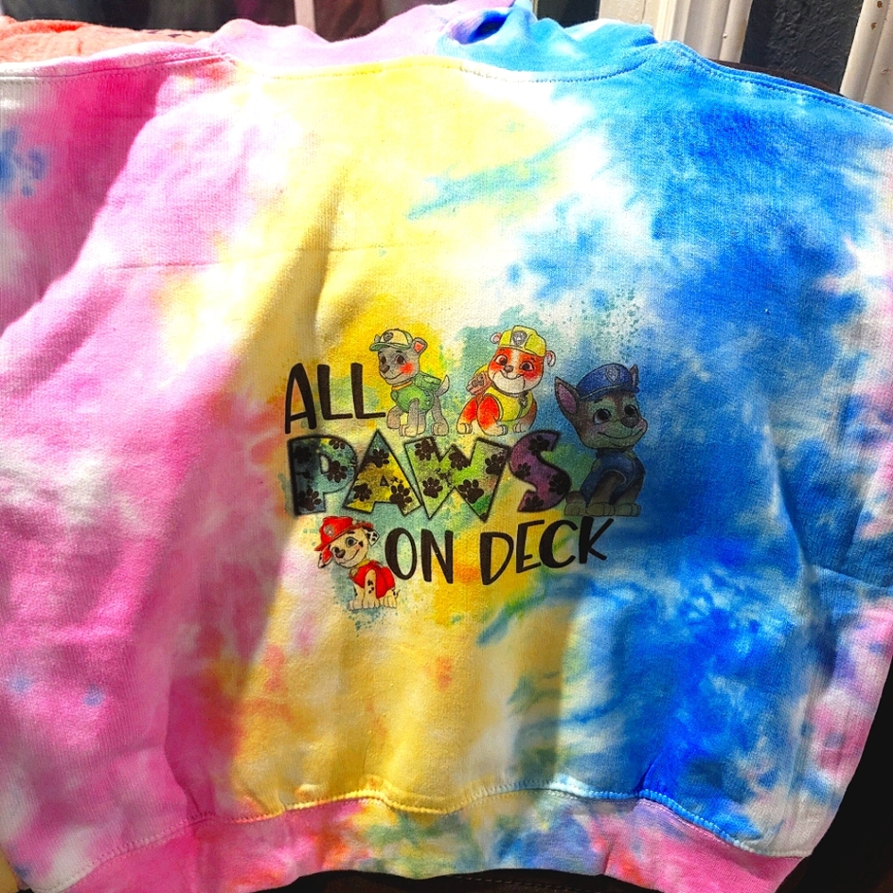 Paw Patrol Tiedye Hoodie